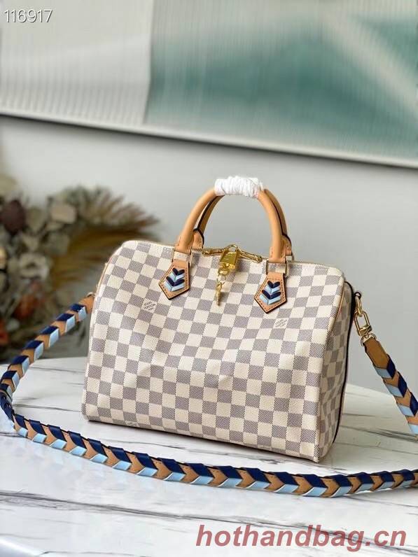 Louis Vuitton SPEEDY BANDOULIeRE 30 N50054 Blue