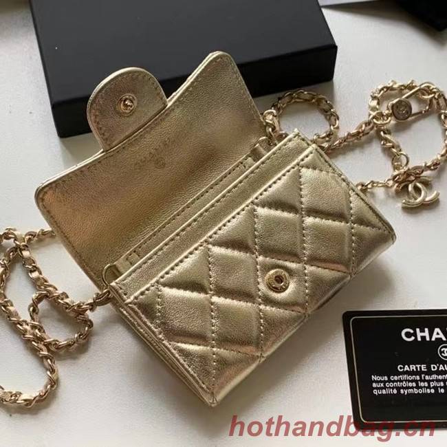 Chanel Original Grained Calfskin Pocket 81081 gold