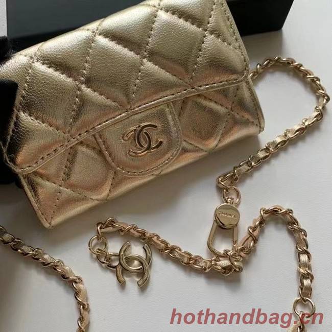 Chanel Original Grained Calfskin Pocket 81081 gold