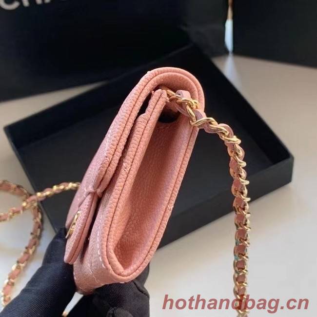 Chanel Original Grained Calfskin Pocket 81081 pink