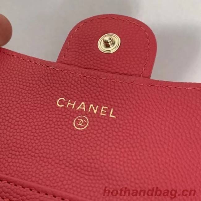 Chanel Original Grained Calfskin Pocket 81081 red