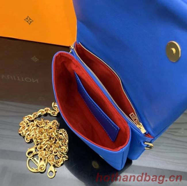 Louis Vuitton POCHETTE COUSSIN M80743 Blue & Red