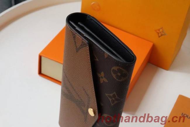 Louis Vuitton ZOE WALLET M80724 brown