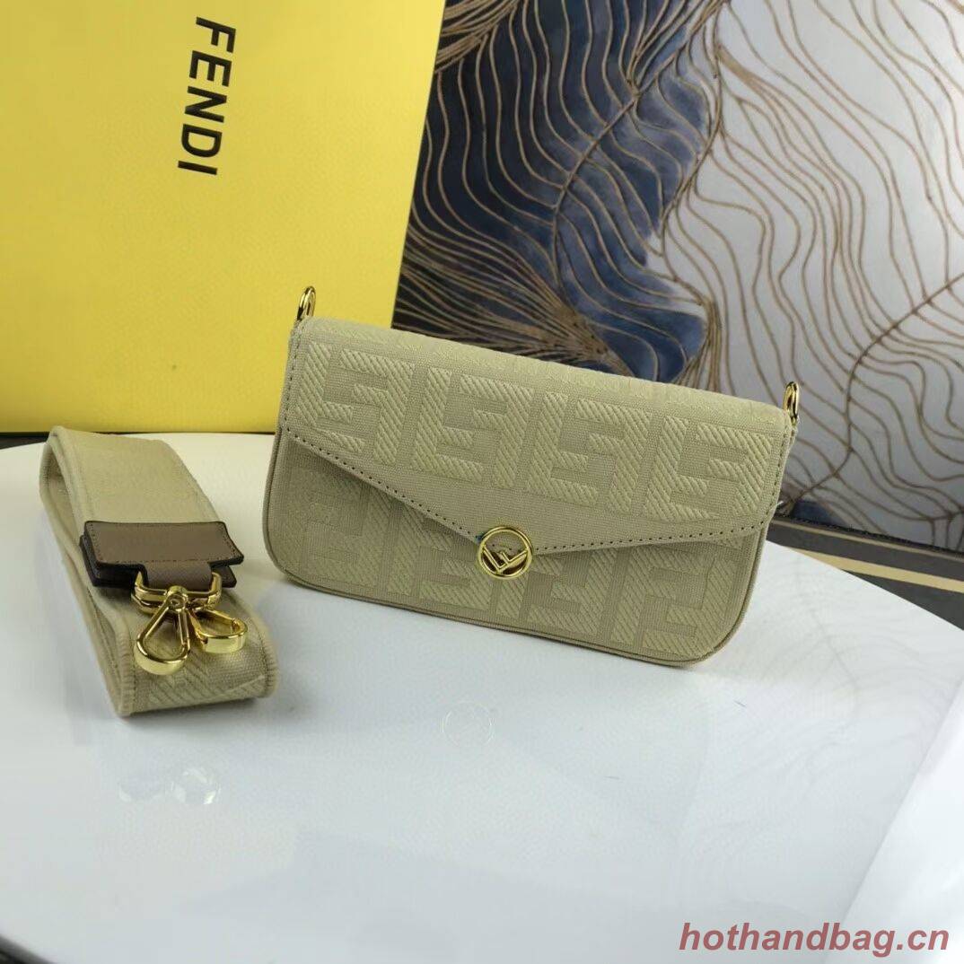 FENDI fabric bag F1230 beige