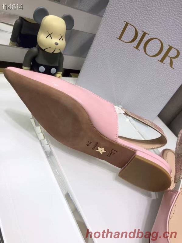 JADIOR SLINGBACK BALLERINA FLAT Calfskin Dior770DJ-3