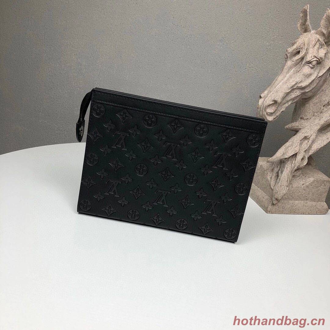 Louis Vuitton Monogram Eclipse POCHETTE VOYAGE MM M61692 Black