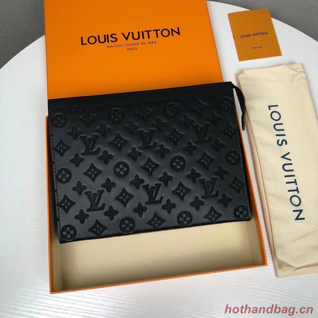 Louis Vuitton Monogram Eclipse POCHETTE VOYAGE MM M61692 Black