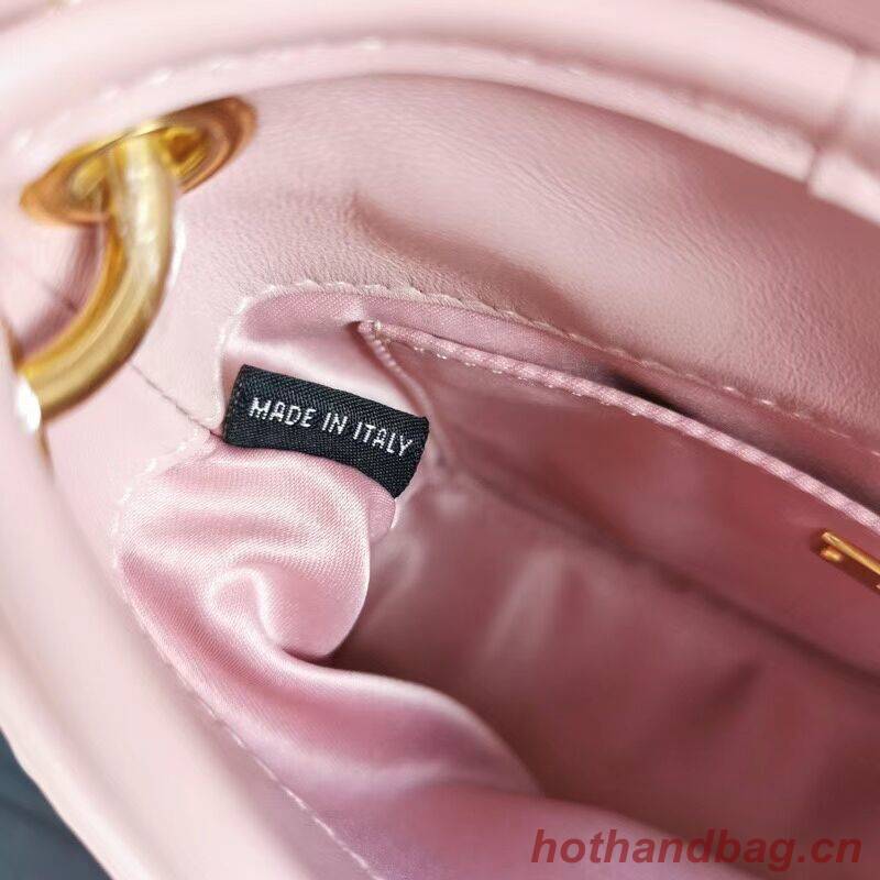 miu miu Matelasse Nappa Leather Shoulder Bag 5BD188 light pink