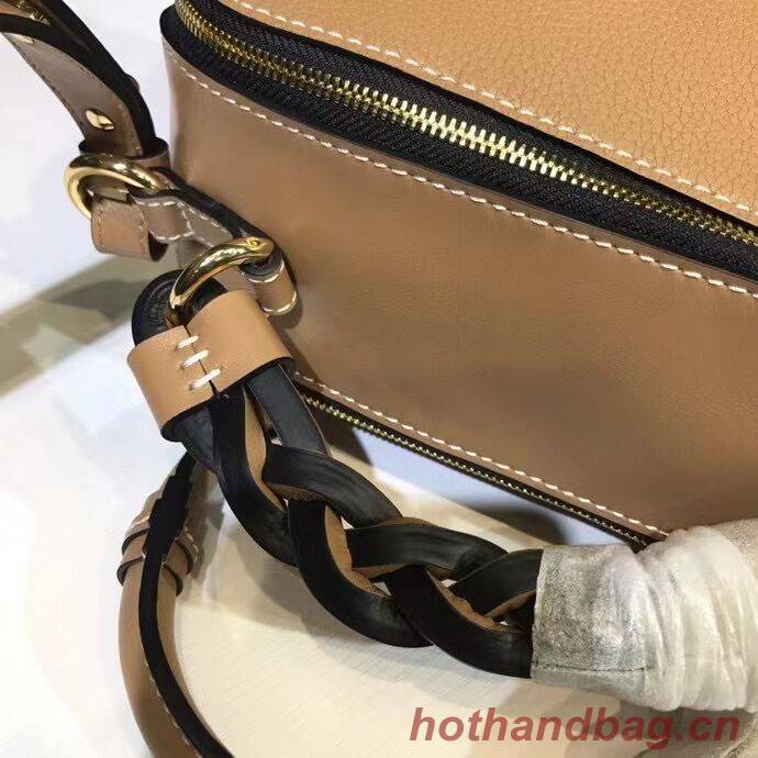 Chloe Original Calfskin Leather Bag 6C081 Apricot