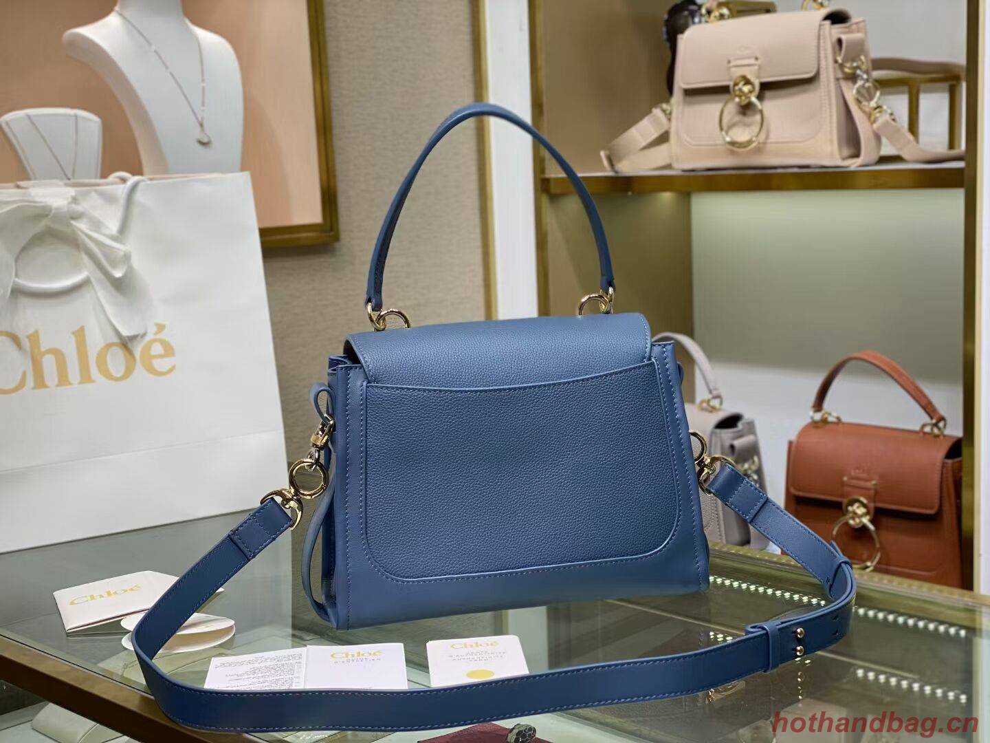 Chloe Original Calfskin Leather Bag C1142L blue