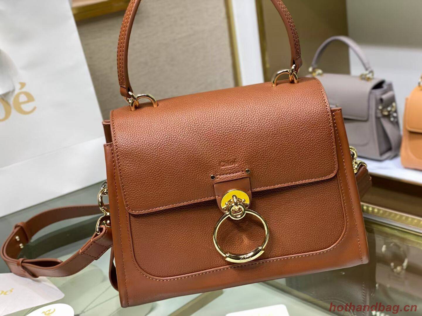 Chloe Original Calfskin Leather Bag C1142L brown