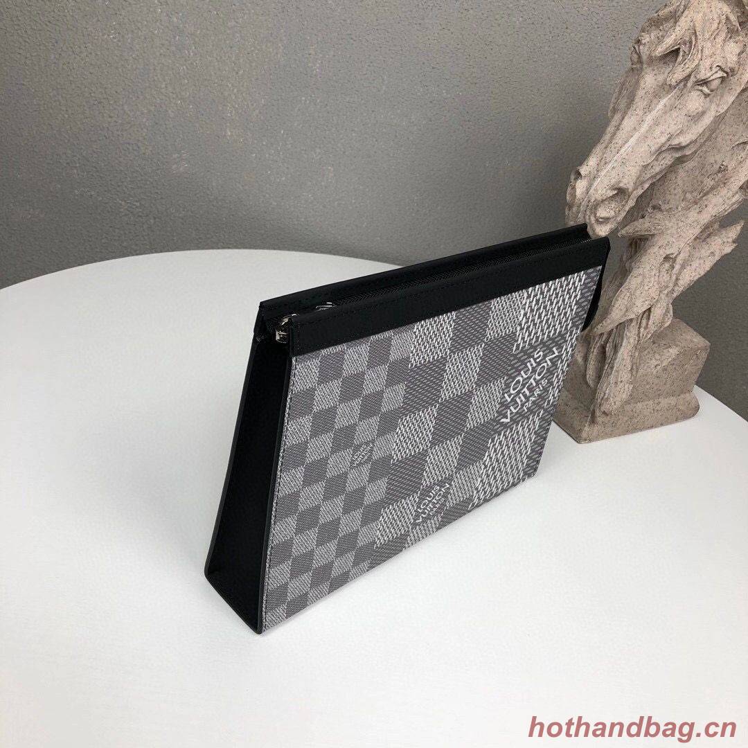 Louis Vuitton Damier Graphite POCHETTE VOYAGE MM M60443 Gray