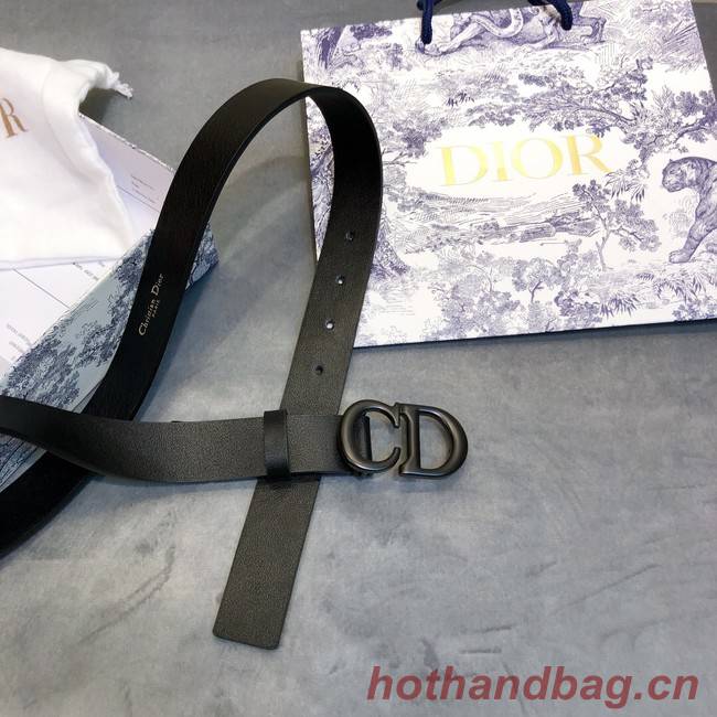 Dior Calf Leather Belt 35MM 2659 black