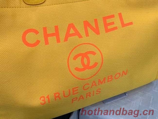 Chanel Original large shopping bag 66941 yellow