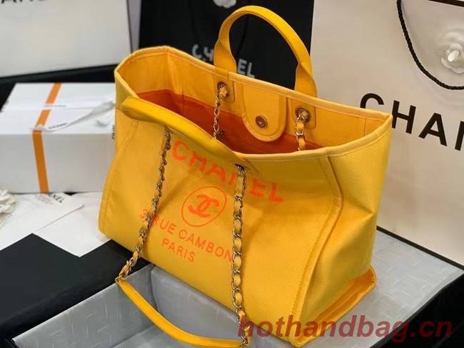 Chanel Original large shopping bag 66941 yellow