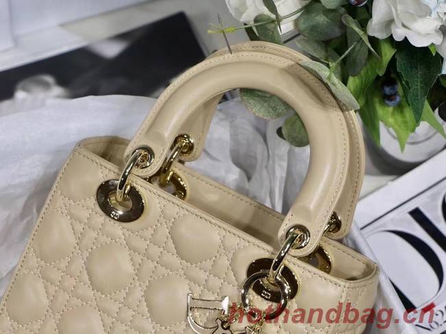 LADY DIOR MY ABCDIOR BAG Cannage Lambskin M0538O Beige