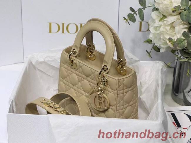 LADY DIOR MY ABCDIOR BAG Cannage Lambskin M0538O Beige