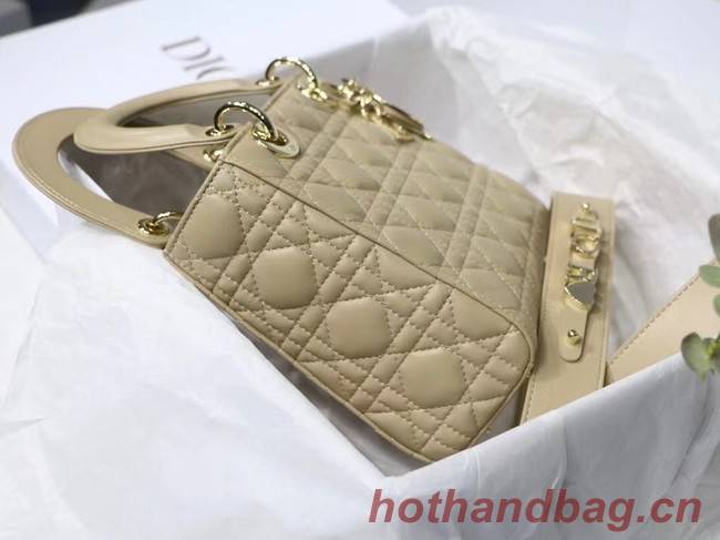 LADY DIOR MY ABCDIOR BAG Cannage Lambskin M0538O Beige