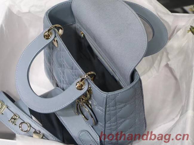 LADY DIOR MY ABCDIOR BAG Cannage Lambskin M0538O grey