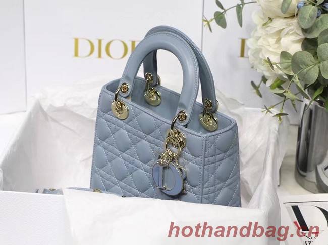 LADY DIOR MY ABCDIOR BAG Cannage Lambskin M0538O grey