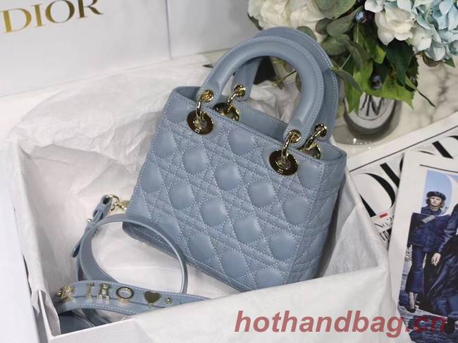 LADY DIOR MY ABCDIOR BAG Cannage Lambskin M0538O grey