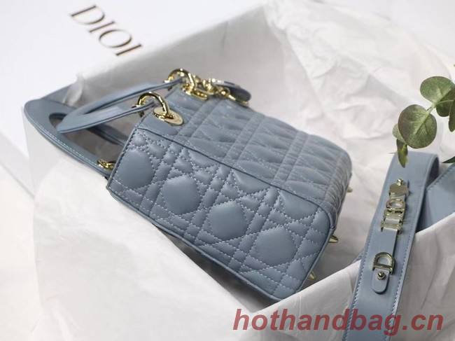 LADY DIOR MY ABCDIOR BAG Cannage Lambskin M0538O grey