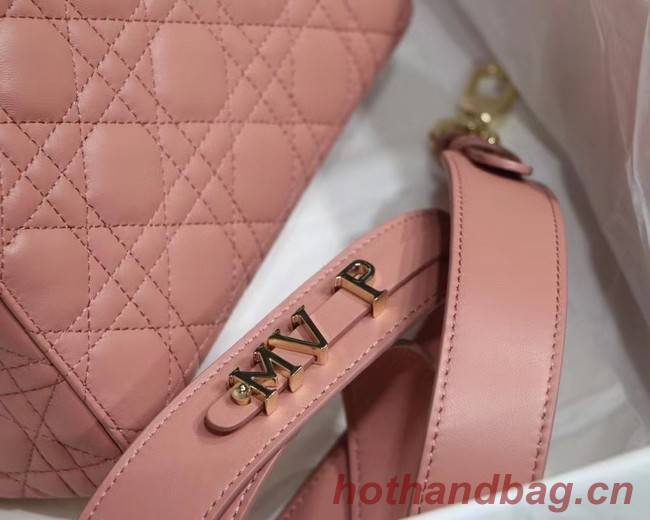 LADY DIOR MY ABCDIOR BAG Cannage Lambskin M0538O pink