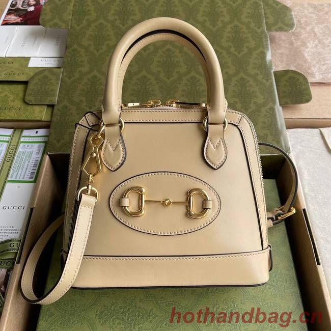 Gucci Horsebit 1955 mini top handle bag 640716 Beige