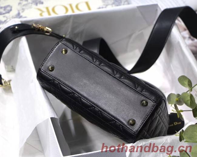 LADY DIOR MY ABCDIOR BAG Cannage Lambskin M0538O black