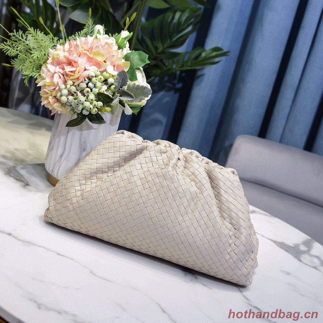 Bottega Veneta Weave Clutch bag 585853 White