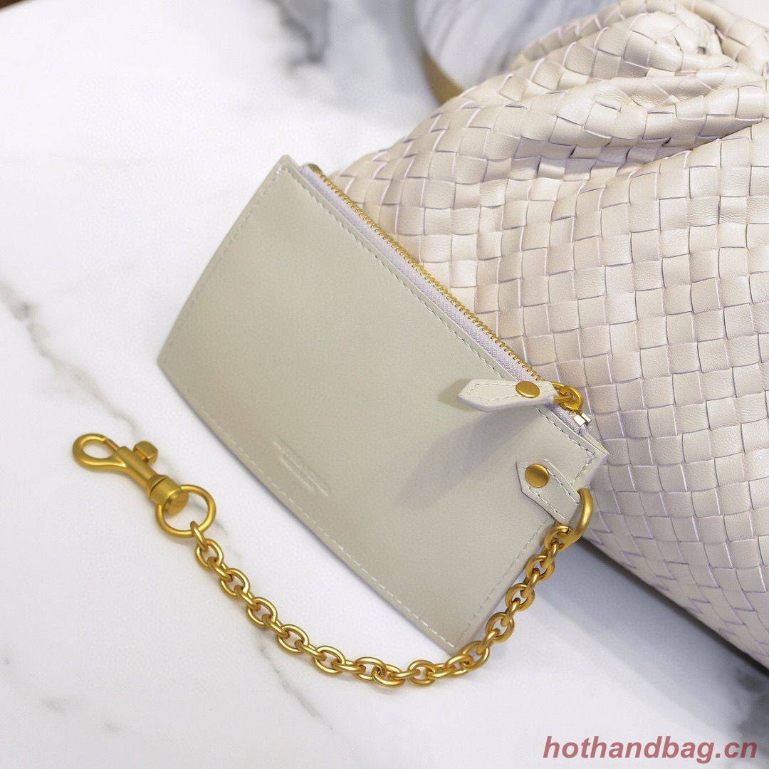 Bottega Veneta Weave Clutch bag 585853 White