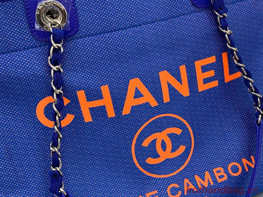 Chanel Original Medium Shopping Bag 67001 Blue