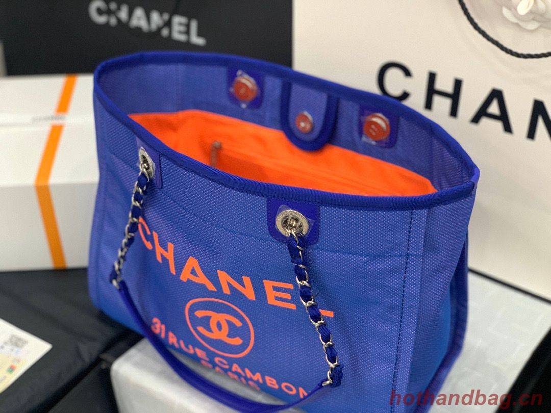 Chanel Original Medium Shopping Bag 67001 Blue