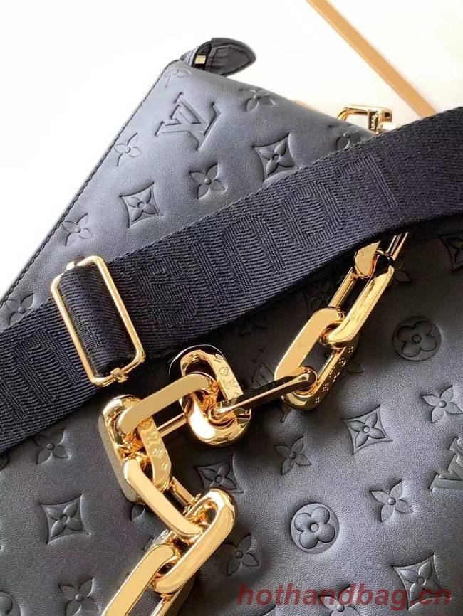 Louis Vuitton COUSSIN MM M57783 black