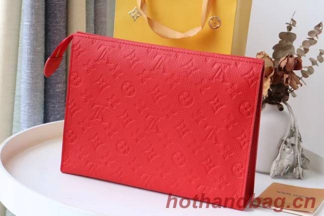 Louis Vuitton Monogram Empreinte POCHETTE VOYAGE MM M41058 red