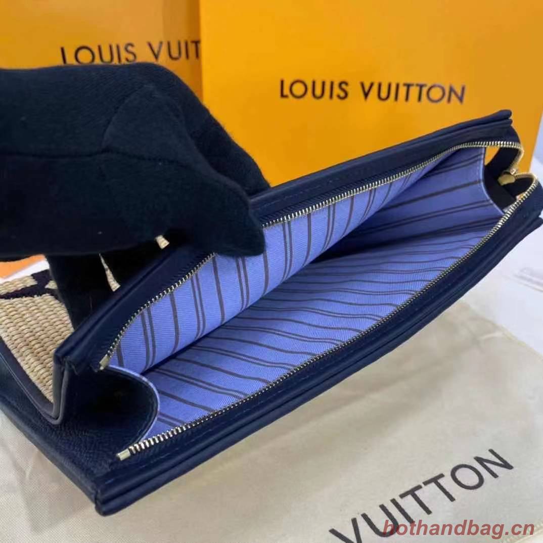 Louis Vuitton POCHETTE VOYAGE MM M30762 blue