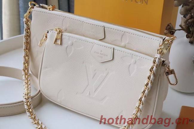 Louis Vuitton MULTI POCHETTE ACCESSOIRES M45777 white