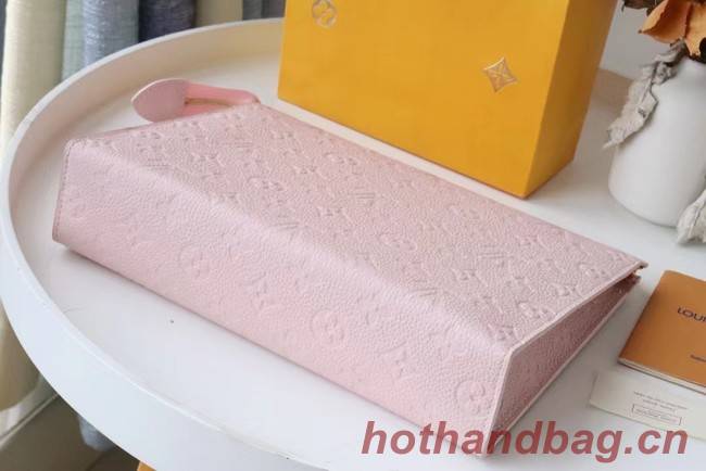 Louis Vuitton Monogram Empreinte POCHETTE VOYAGE MM M41058 pink