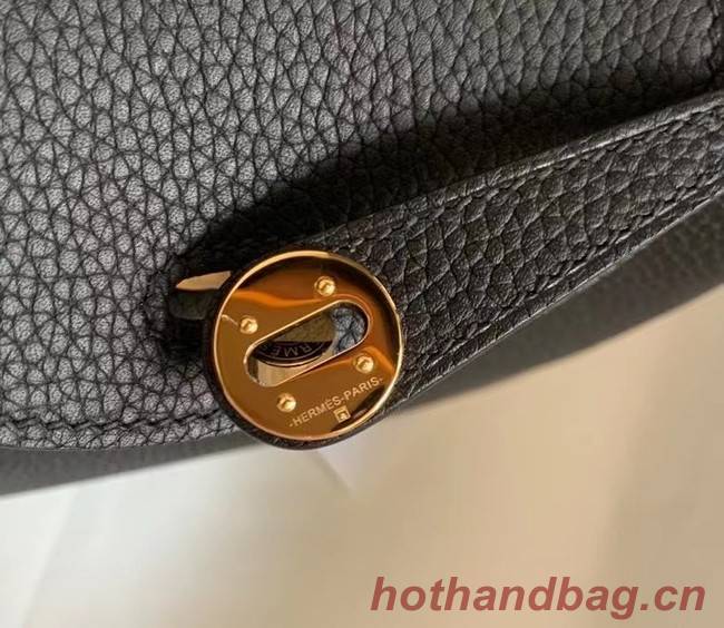 Hermes mini Lindy Original Togo Leather Bag OLD19 black