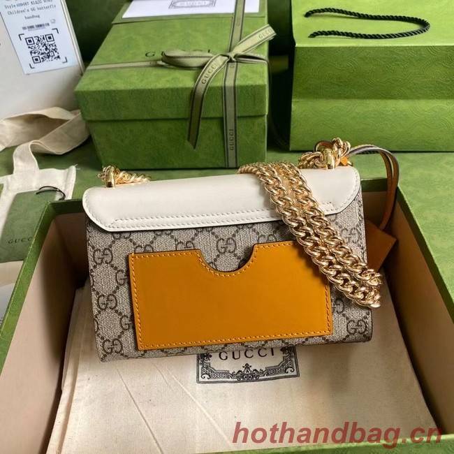 Gucci Padlock small shoulder bag 409487 White