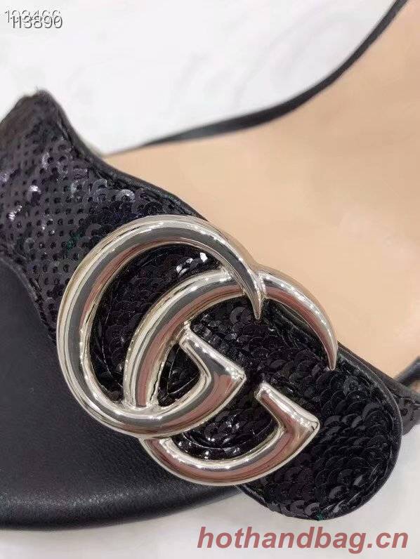 Gucci Leather Double G sandal GG1690TX-3 7CM height