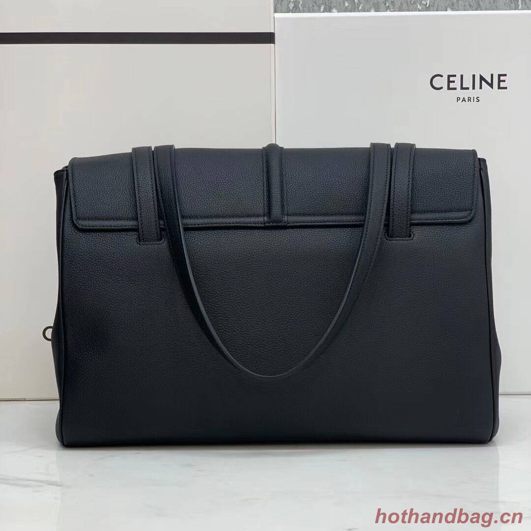 Celine MEDIUM SOFT 16 BAG IN SMOOTH CALFSKIN CR94043 black