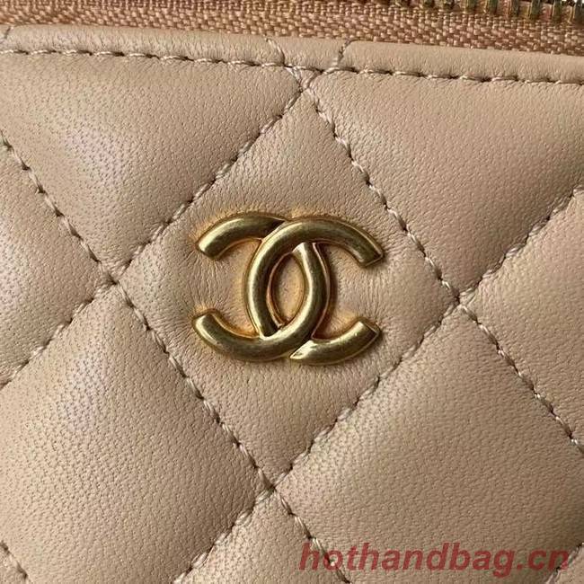 Chanel Original Small classic chain box handbag AP2198 Apricot