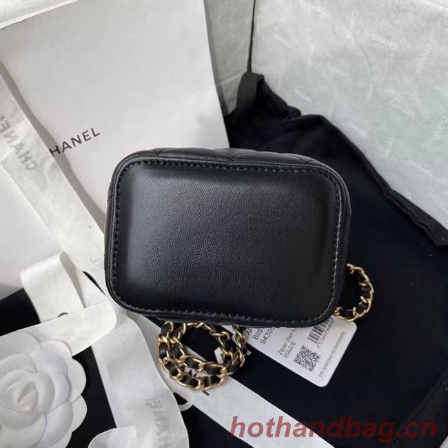 Chanel Original Small classic chain box handbag AP2198 black