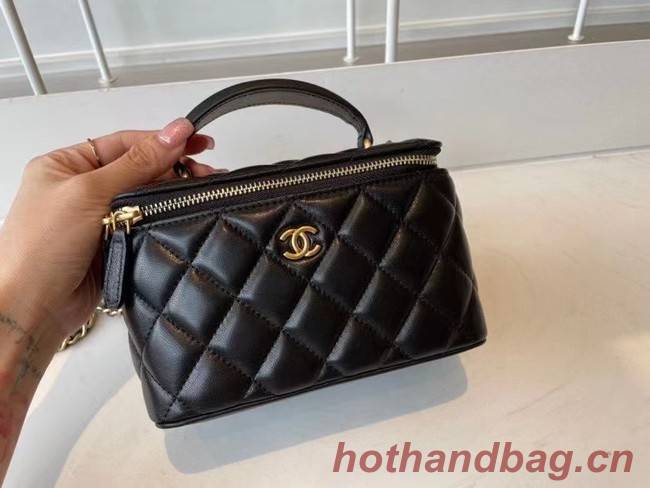 Chanel Original Small classic chain box handbag AP2199 black