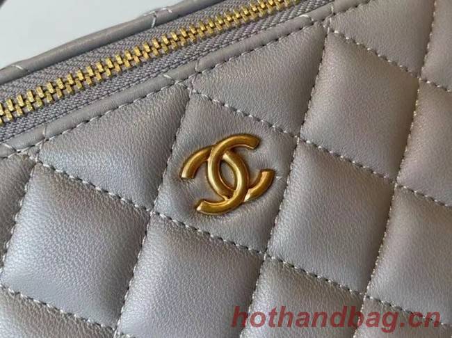 Chanel Original Small classic chain box handbag AP2199 grey