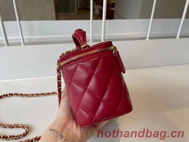 Chanel Original Small classic chain box handbag AP2199 red