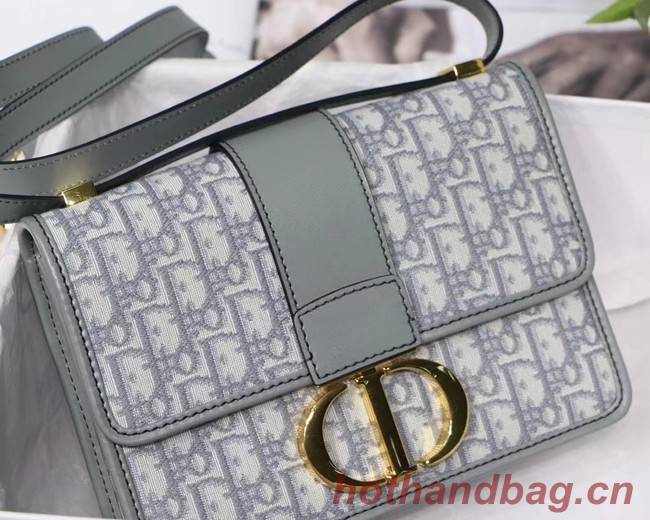 Dior 30 MONTAIGNE BAG Oblique Jacquard M9203UT Gray