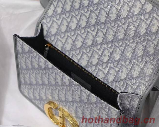 Dior 30 MONTAIGNE BAG Oblique Jacquard M9203UT Gray