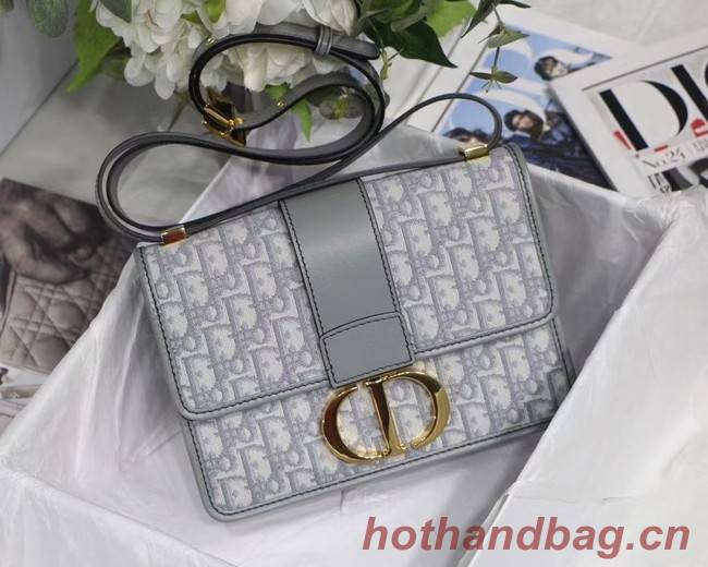 Dior 30 MONTAIGNE BAG Oblique Jacquard M9203UT Gray